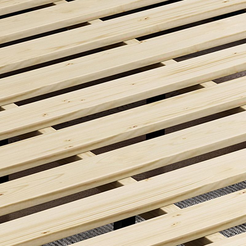 Contemporary 11.02 " Tall Wooden Frame Platform Bed for Bedroom Clearhalo 'Bedroom Furniture' 'Beds' 'furn' 'furn_beds' 'Furniture' 1200x1200_da08c6a5-d51c-4758-982e-09f2a68e050a