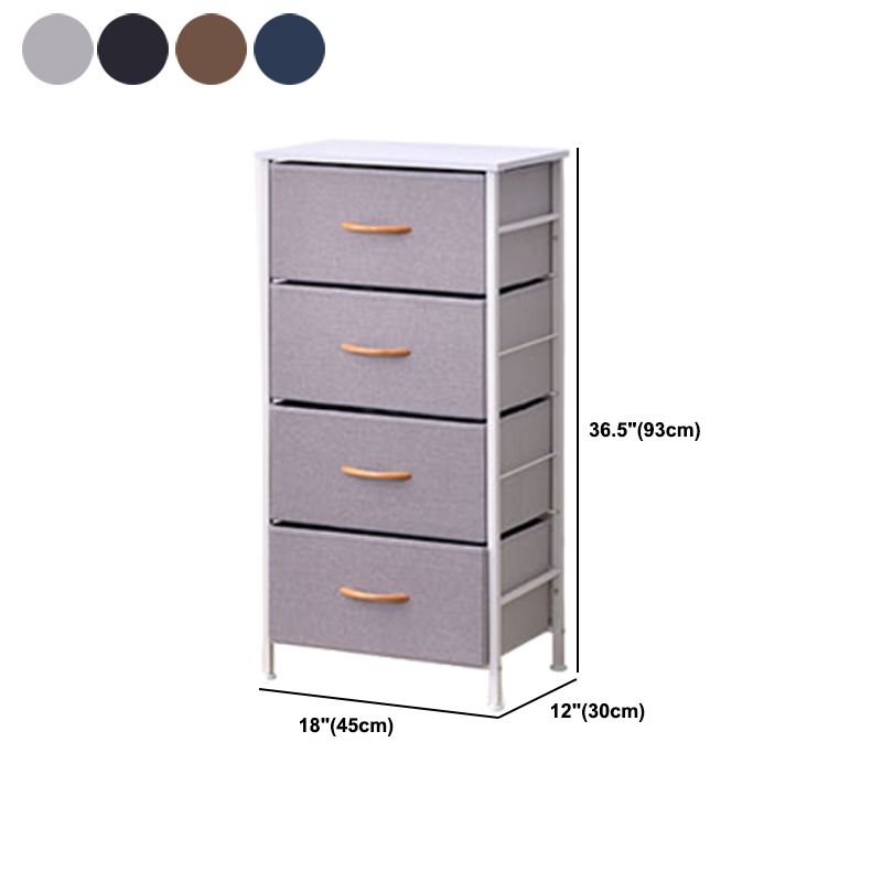 Contemporary Chest Fabric Bins Dresser with Drawers for Home/Office Clearhalo 'Bedroom Furniture' 'Dressers & Chests' 'dressers_chests' 'furn' 'furn_dressers_chests' 'Furniture' 1200x1200_da08e647-586c-4946-9374-50b9a6143b66