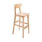 Contemporary Solid Wood Barstools Bristol Bar Stool with Footrest and Low Back Clearhalo 'Bar Furniture' 'Bar Stools' 'bar_stools' 'furn' 'furn_bar_stools' 'furniture_bar_stools' 'Kitchen & Dining Furniture' 'kitchen&dining_furn' 'kitchen' 'kitchen_furn' Furniture' 1200x1200_da09762e-36b3-4423-b583-89c6caf644b5