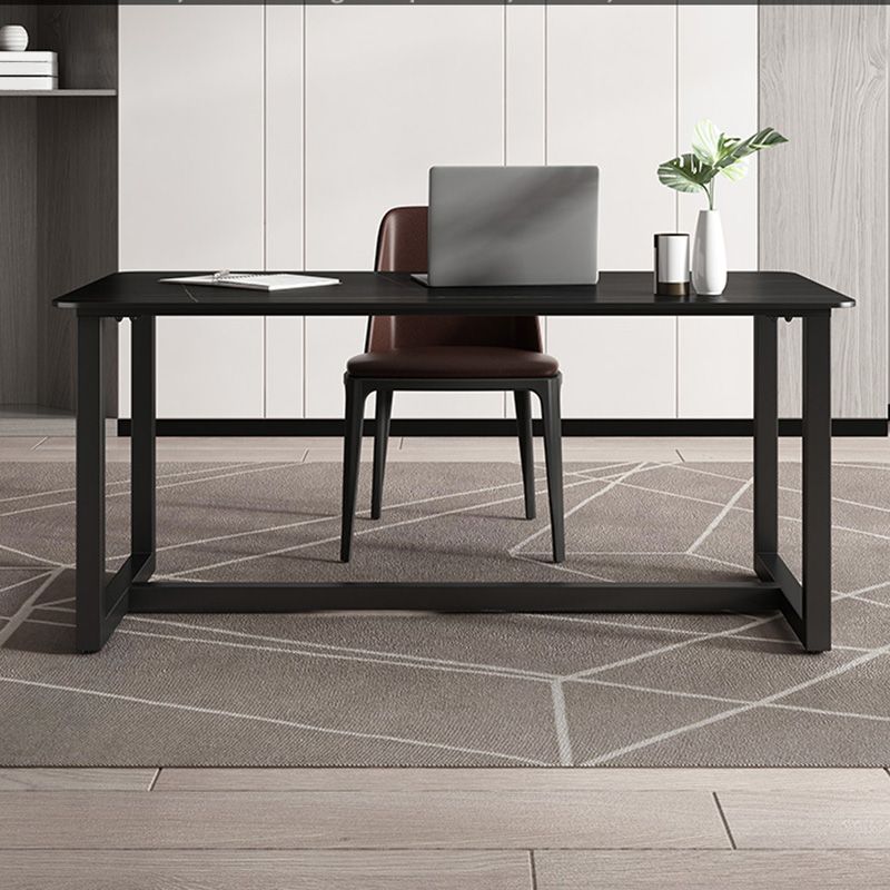 Desca da ufficio contemporanea rettangolo antico finitura di computer