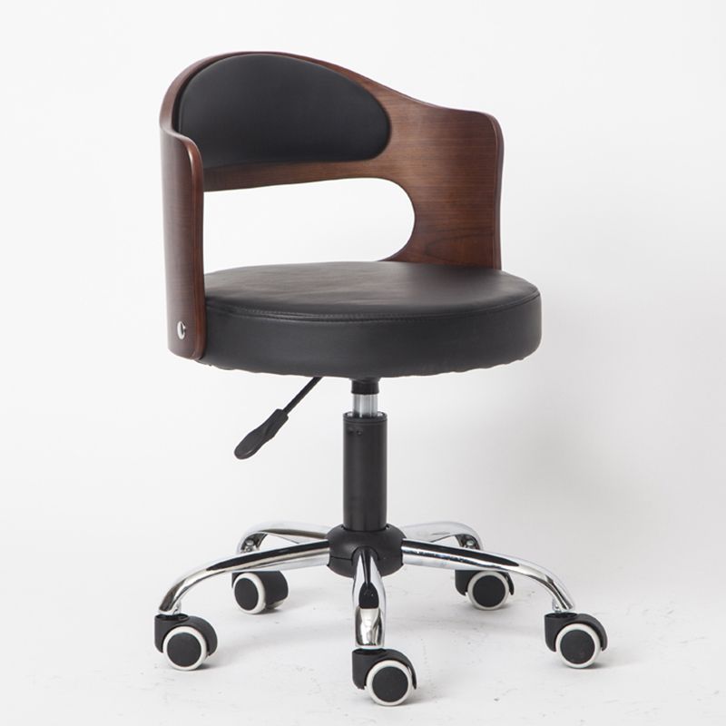 Modern Adjustable Rotatable Stool Steel Household Bar Stool with Cushion and Pulley Clearhalo 'Bar Furniture' 'Bar Stools' 'bar_stools' 'furniture_bar_stools' 'Kitchen & Dining Furniture' 'kitchen&dining_furn' 'kitchen' 'kitchen_furn' Furniture' 1200x1200_da0c6277-3823-47e6-84cd-2dc20e44ad97