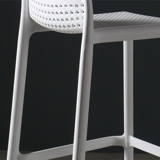 Nordic Style Bar-stool Plastic Counter Bar Stool with Plastic Legs for Kitchen Clearhalo 'Bar Furniture' 'Bar Stools' 'bar_stools' 'furn' 'furn_bar_stools' 'Furniture' 'furniture_bar_stools' 'Kitchen & Dining Furniture' 1200x1200_da10cdc5-9459-42f6-8eb2-fc53f7636dc9