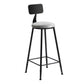 Industrial Bar and Counter Stool Metal Stool with Black Base Clearhalo 'Bar Furniture' 'Bar Stools' 'bar_stools' 'furn' 'furn_bar_stools' 'Furniture' 'furniture_bar_stools' 'Kitchen & Dining Furniture' 1200x1200_da173d75-b2d4-4d4b-8b55-6bcead19737e