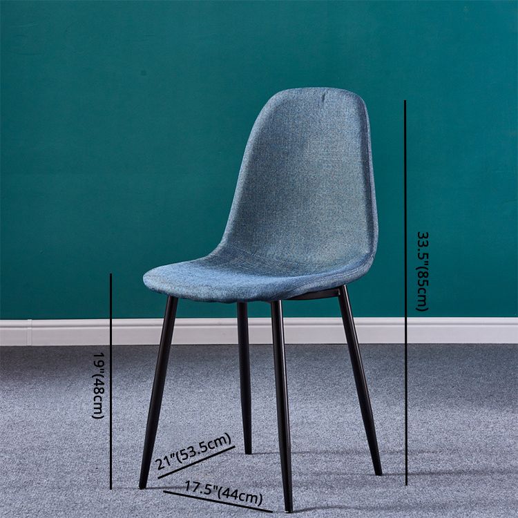 Glam Style Metal Side Chair Matte Finish Dining Chair for Dinning Room Clearhalo ' kitchen&dining_furn' 'Dining Chairs' 'Dining Tables & Seating' 'dining_chair' 'Furniture' 'furniture_dining_chair' 'Kitchen & Dining Furniture' 'kitchen' 1200x1200_da1756d0-3e58-4907-8009-d68ec82a6c0b