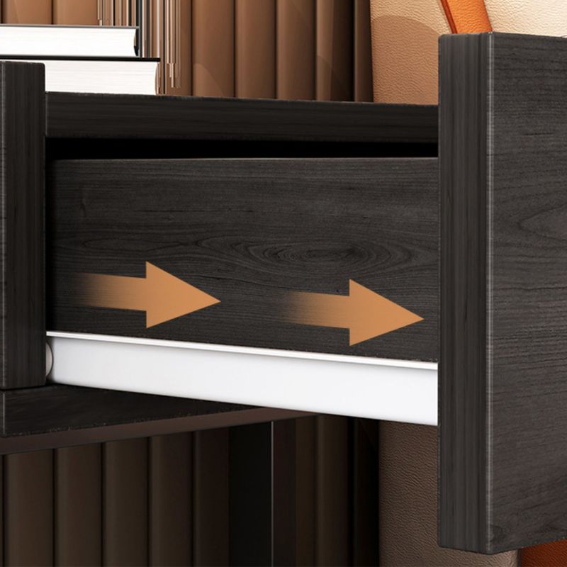 Moderno comodino da letto in legno prodotto moderno con cassetto per camera da letto