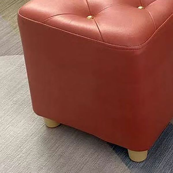 Modern Cotton Pouf Ottoman Plain Square Tufted Water Resistant Chair Pouf Clearhalo 'furn' 'furn_ottomans_poufs' 'Furniture' 'Living Room Furniture' 'Ottomans & Poufs' 'ottomans_poufs' 1200x1200_da180d37-fcf6-4dfe-a725-c24544947eb3