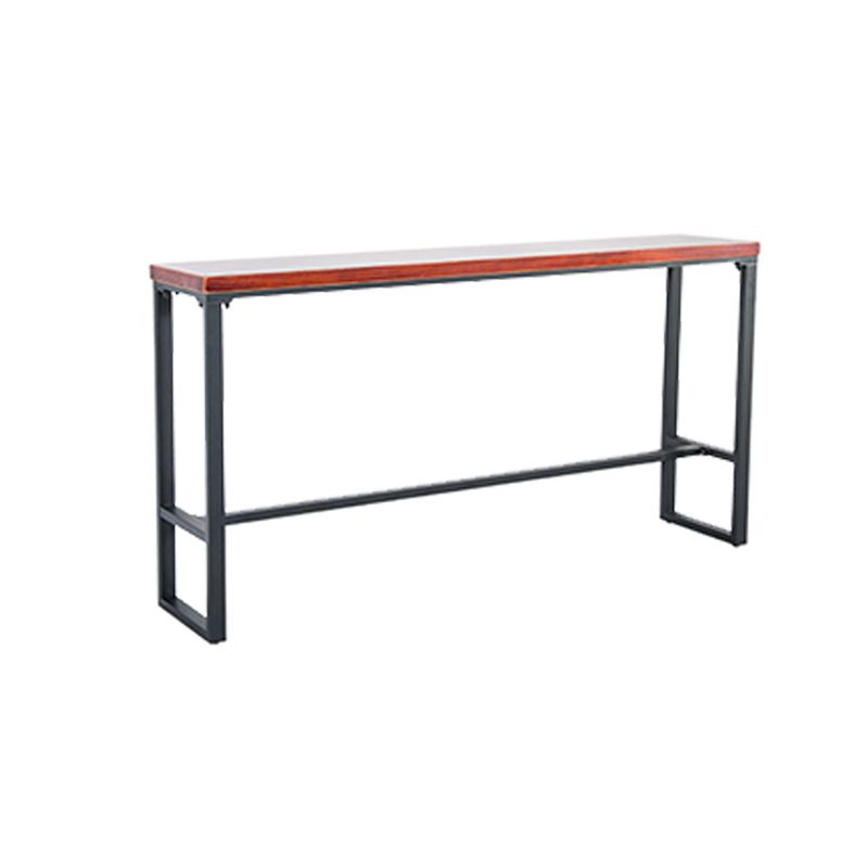 Solid Wood Bar Table Industrial Style Dining Table for Kitchen Clearhalo 'Bar Furniture' 'Bar Tables' 'bar_tables' 'furn' 'furn_bar_tables' 'Furniture' 'Kitchen & Dining Furniture' 1200x1200_da1a16f4-79f4-4794-bacc-252ce94140bc