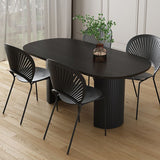 Double Pedestal Dining Table Modern Table for Home and Kitchen Clearhalo 'Dining Tables & Seating' 'Dining Tables' 'dining_table' 'furn' 'furn_dining_table' 'Furniture' 'Kitchen & Dining Furniture' 1200x1200_da1cec0d-f288-4ee4-adf2-12ac53c0d50e