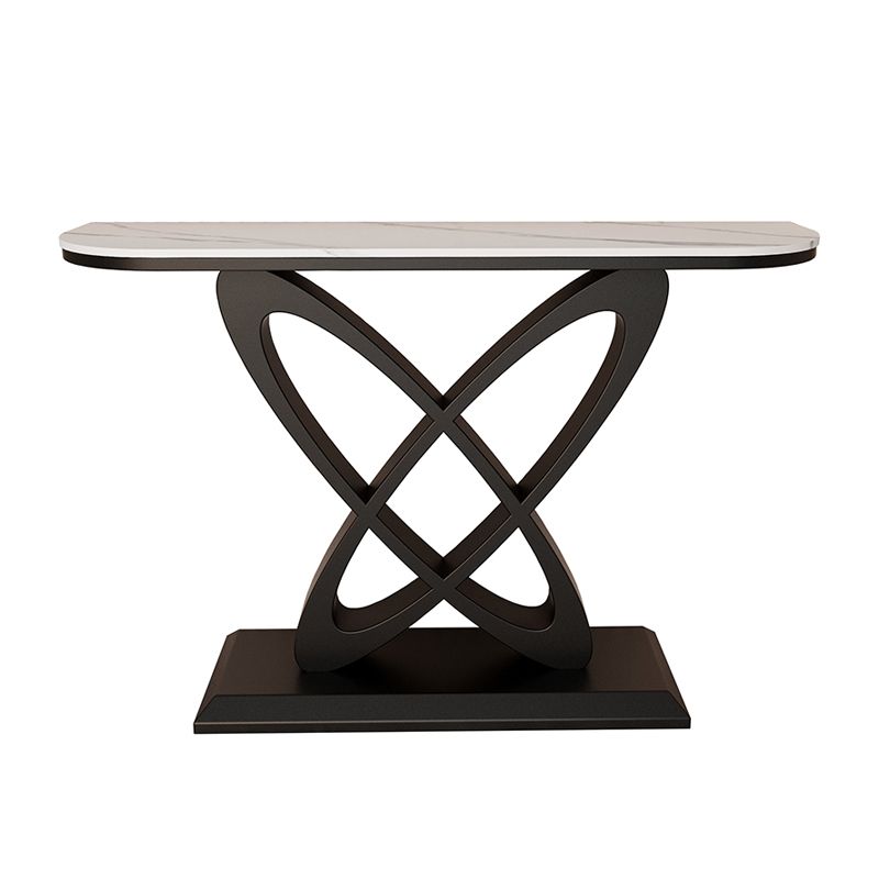 Zeitgenössischer Konsolentisch Antikes Finish -Konsolen -Sofa in Stein