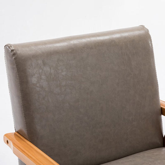 Arm Chair 25.19" L x 25.98" W x 29.52" H Solid Wood Frame Accent Armchair Clearhalo 'Accent Chairs' 'accent_chairs' 'Chairs & Seating' 'furn' 'furn_accent_chairs' 'Furniture' 'Living Room Furniture' 1200x1200_da20a5ec-02a5-41b4-933b-4851809cf41c