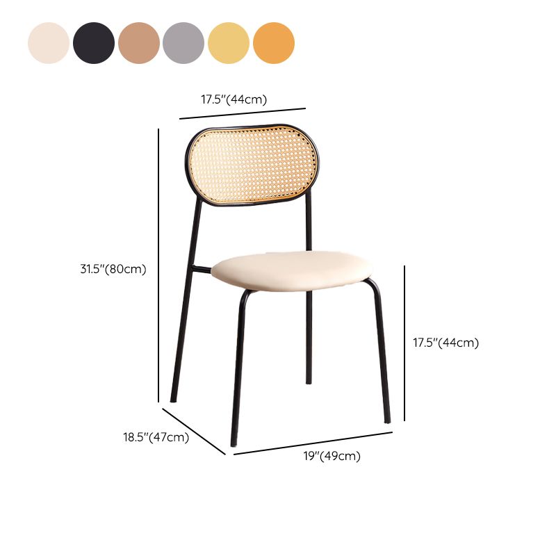 Modern & Contemporary Open Back Stackable Dining Chairs(Set of 4/8) Clearhalo 'Dining Chairs' 'Dining Tables & Seating' 'dining_chair' 'furn' 'furn_dining_chair' 'Furniture' 'Kitchen & Dining Furniture' 1200x1200_da20b824-cd2c-4d4a-8b10-436da75fa2cd