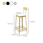 Industrial Low Back Barstools Square Bar Stools with Metal Base Clearhalo 'Bar Furniture' 'Bar Stools' 'bar_stools' 'furn' 'furn_bar_stools' 'Furniture' 'Kitchen & Dining Furniture' 1200x1200_da23eb87-6bf4-4675-8e6c-2597c952fb0b