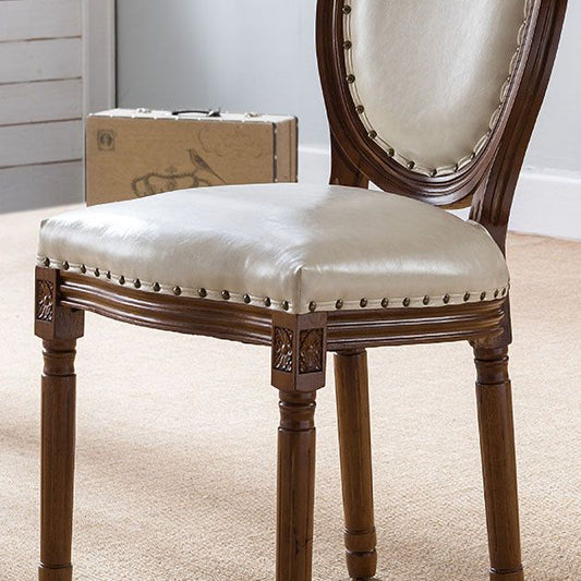 Wooden Dining Side Chairs Victorian Style King Louis Back Side Chair, 20'' Wide Clearhalo ' kitchen&dining_furn' 'Dining Chairs' 'Dining Tables & Seating' 'dining_chair' 'furn' 'furn_dining_chair' 'Furniture' 'furniture_dining_chair' 'Kitchen & Dining Furniture' 'kitchen' 1200x1200_da2590aa-6992-4d40-b075-c117e04197a8