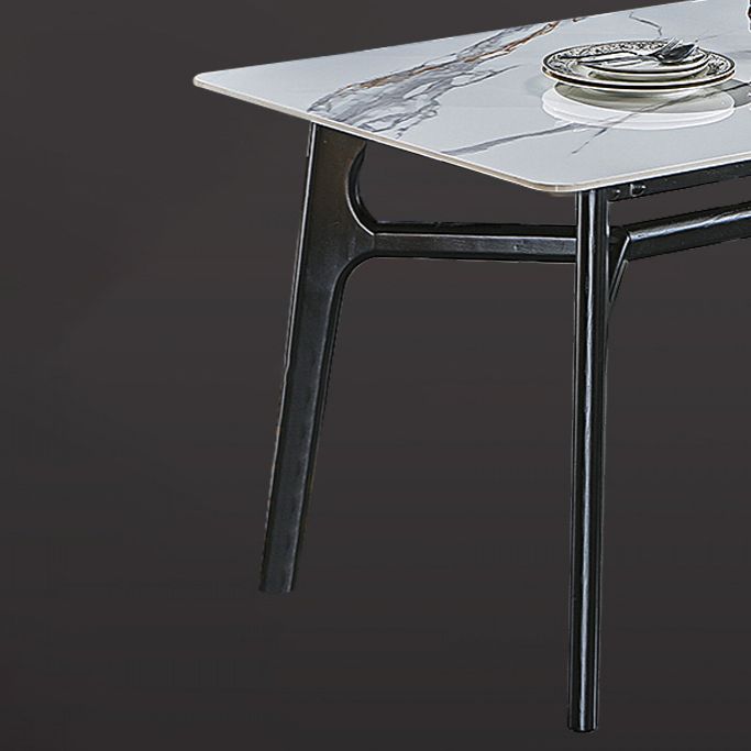 Ensemble de table rectangle de style contemporain 1/2/5 pièces Pièces Ensemble de restauration pour la cuisine