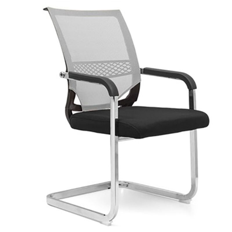 No Wheels Office Chair Modern Fixed Arms Upholstered No Distressing Desk Chair Clearhalo 'furn' 'furn_office_chair' 'Furniture' 'Office Chairs' 'Office Furniture' 'office_chair' 1200x1200_da278886-8f26-4a6c-bccb-1b43c6c76e5b