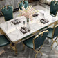 Rectangle Shape Luxury Style Dining Table Marble Fixed Table for Kitchen Clearhalo ' dining_table' 'Dining Tables & Seating' 'Dining Tables' 'furn' 'furn_dining_table' 'Furniture' 'furniture_dining_table' 'Kitchen & Dining Furniture' 'kitchen&dining_furn' 'kitchen' 'kitchen_dining_table' 1200x1200_da2b981f-220a-4bc6-bb4b-14fb2af8d1ac