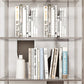 Glam Standard Acryl Bookshelf Gesloten Back -boekenkast met planken