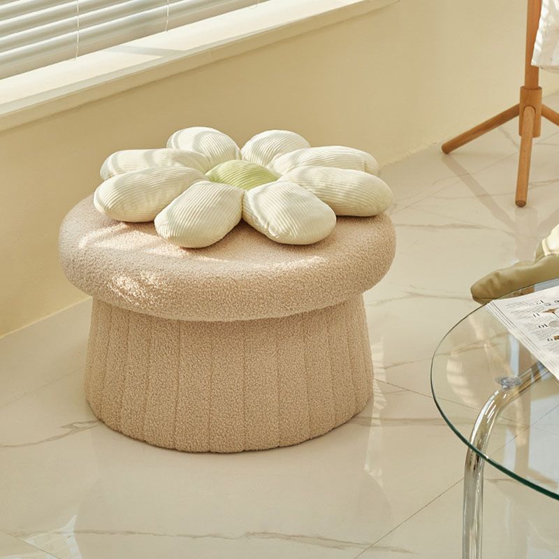Modern Multi Colors Pouf Round Resistant Pouf for Drawing Room Clearhalo 'furn' 'furn_ottomans_poufs' 'Furniture' 'Living Room Furniture' 'Ottomans & Poufs' 'ottomans_poufs' 1200x1200_da34788a-f786-4ca1-98f6-112f2402b488