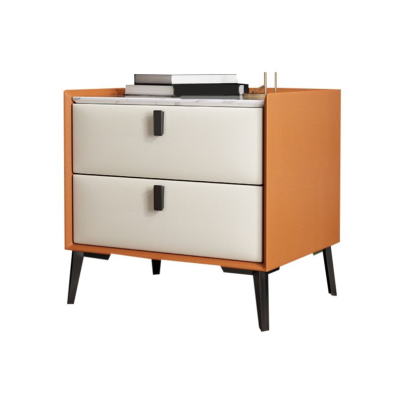 Contemporary Accent Table Nightstand Stone Nightstand with Drawers Clearhalo 'Bedroom Furniture' 'furn' 'furn_night_stand' 'Furniture' 'night_stand' 'Nightstands' 1200x1200_da353acd-fe20-4293-b6d1-c64af45cc26e