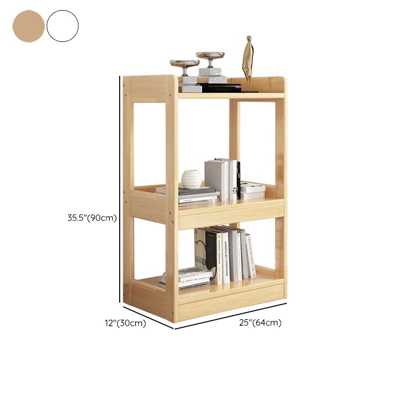 Modern Open Back Standard Bookshelf Wooden Bookcase With Shelves Clearhalo 'Bookcases' 'furn' 'furn_bookcases' 'Furniture' 'Office Furniture' 1200x1200_da355c72-ff15-42c8-ab4a-1f369231f6fa