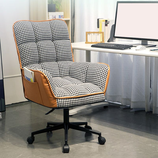 Silla de oficina sin brazo moderno sin silla de escritorio ergonómico angustiante