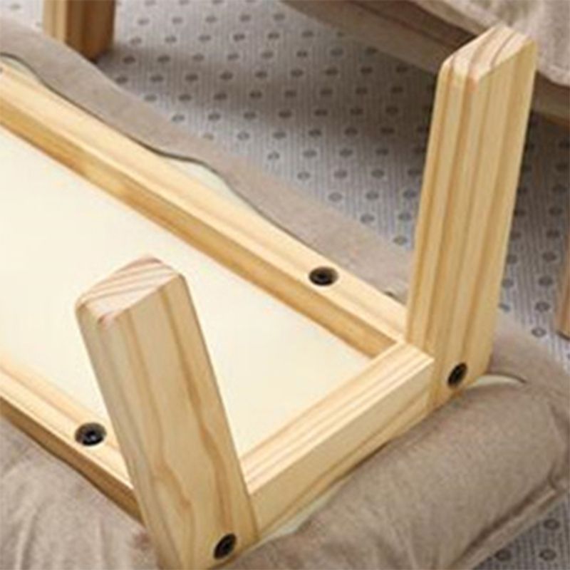 Contemporary Fabric Armless Removable Slipcover Lounge Accent Chair