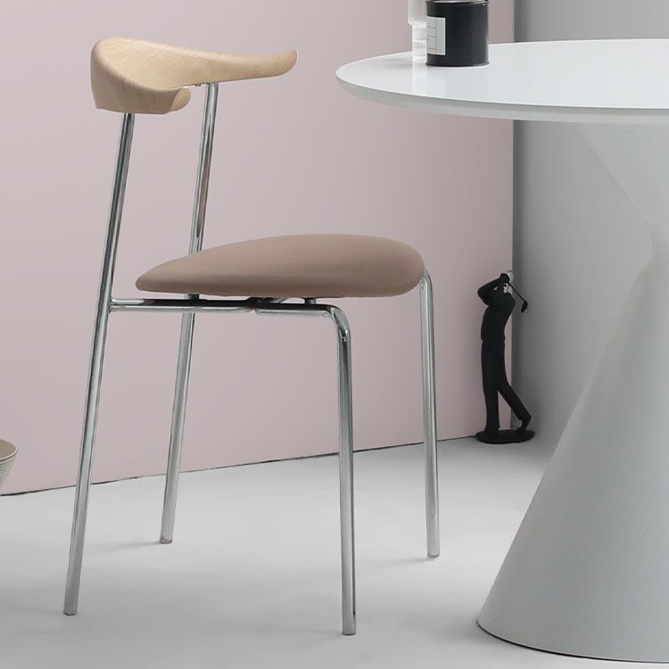 Industrial Style Metal Chairs Dining Armless Open Back Chairs for Kitchen Clearhalo 'Dining Chairs' 'Dining Tables & Seating' 'dining_chair' 'furn' 'furn_dining_chair' 'Furniture' 'furniture_dining_chair' 'Kitchen & Dining Furniture' 1200x1200_da3f1ccd-e93d-4a41-a2f2-8eee9c95833f