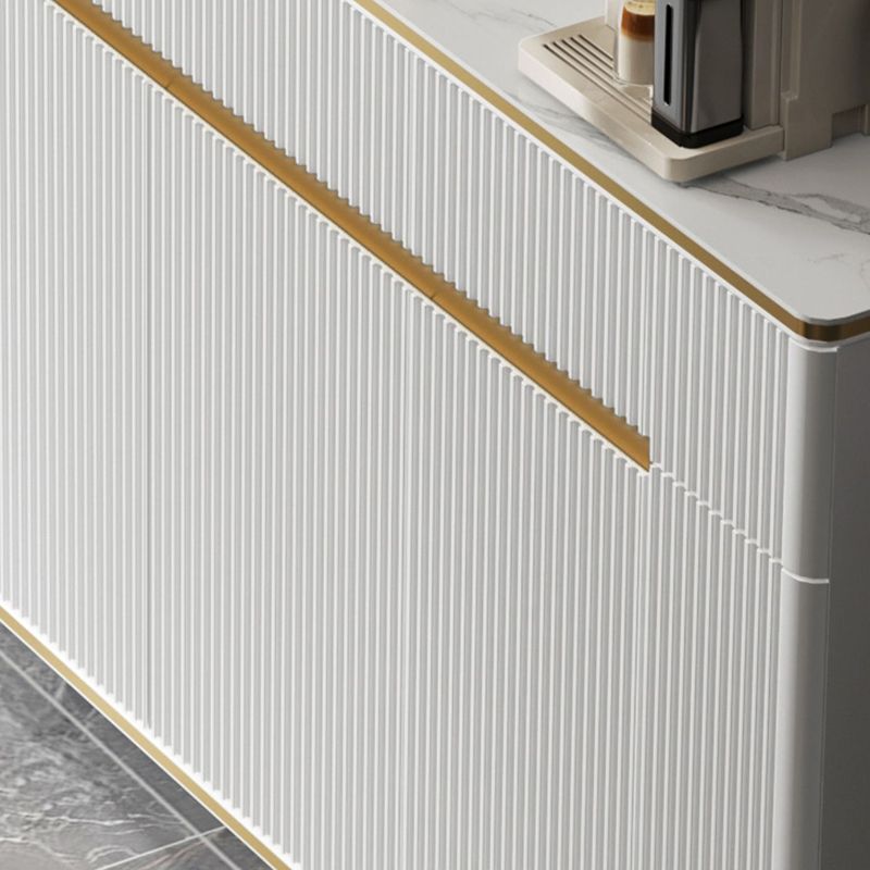 Glam Sideboard Table Stone Sideboard Cabinet with Doors for Kitchen Clearhalo 'buffet_sideboard' 'Buffets & Sideboards' 'furn' 'furn_buffet_sideboard' 'Furniture' 'Kitchen & Dining Furniture' 1200x1200_da4278e3-b11a-40ce-b1b8-774b5dfa8ba1