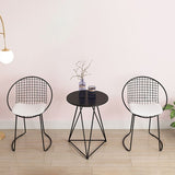 Sillas de comedor de comedor de cocina de metal sillas de comedor tapizadas contemporáneas