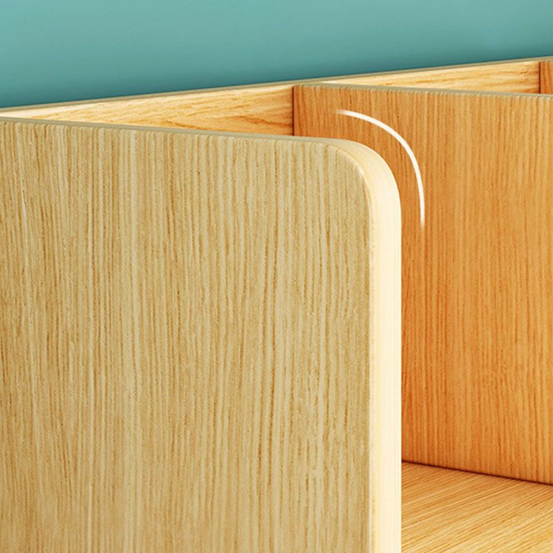 Gesloten boekenplank hedendaagse massieve houten boekenkast met deuren