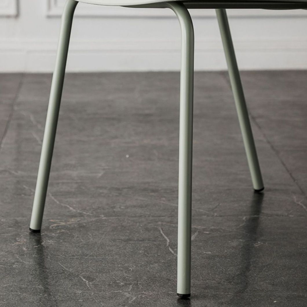 Moderner Stil des Patio -Seitenstuhls Home Parsons hinterer Armloser Stuhl