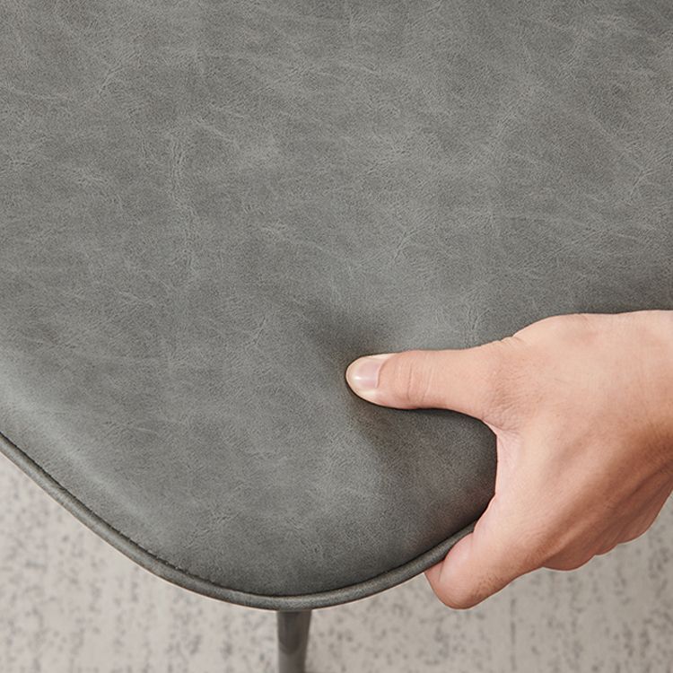 Industrial Metal Dining Room Chair Faux Leather Dining Chairs for Restaurant Use Clearhalo ' kitchen&dining_furn' 'Dining Chairs' 'Dining Tables & Seating' 'dining_chair' 'furn' 'furn_dining_chair' 'Furniture' 'furniture_dining_chair' 'Kitchen & Dining Furniture' 'kitchen' 1200x1200_da457eb4-d0e1-4686-a8df-b792a08b576f