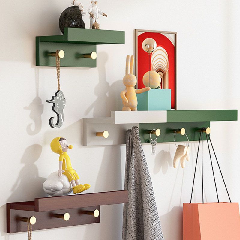 Wall-Mounted Coat Hanger Wood Modern Coat Rack for Living Room Clearhalo 'Entry & Mudroom Furniture' 'furn' 'furn_hall_tree_coat_racks' 'Furniture' 'Hall Trees & Coat Racks' 'hall_tree_coat_racks' 1200x1200_da461e23-1f25-4a1c-9914-f42907966879