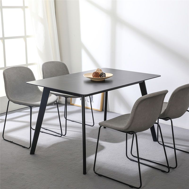 Industrial Style Side Chair Set Dining Room Side Chair Set with Metal Legs Clearhalo ' kitchen&dining_furn' 'Dining Chairs' 'Dining Tables & Seating' 'dining_chair' 'Furniture' 'furniture_dining_chair' 'Kitchen & Dining Furniture' 'kitchen' 1200x1200_da484dc9-53f8-4e4a-828e-f4c6205feddd