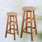 Modern Round Backless Bar Stool Indoor Oak Wood Natural Finish Counter Stool Clearhalo 'Bar Furniture' 'Bar Stools' 'bar_stools' 'furn' 'furn_bar_stools' 'furniture_bar_stools' 'Kitchen & Dining Furniture' 'kitchen&dining_furn' 'kitchen' 'kitchen_furn' Furniture' 1200x1200_da4a2803-d16d-4a78-bbe3-23921c53de99