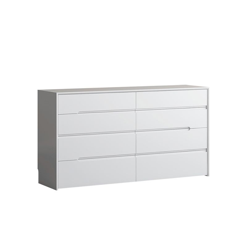 Modern Horizontal Storage Chest with 8 Soft-Close Drawers for Home