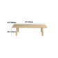 Rectangle Dining Table Solid Wood Dining Table with 4 Legs for Kitchen