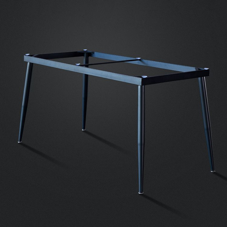 Rectangular Sintered Stone Dining Table Modern Furniture with 4 Legs in Matte Finish Clearhalo 'Dining Tables & Seating' 'Dining Tables' 'dining_table' 'furn' 'furn_dining_table' 'Furniture' 'furniture_dining_table' 'Kitchen & Dining Furniture' 'kitchen' 'kitchen_dining_table' 1200x1200_da515b19-6139-4692-9f2d-ab7aaed9f10d