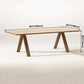 Rectangle Shape 4 Legs Minimalist Dining Table Wood Color Fixed Table of Solid Wood Clearhalo ' dining_table' 'Dining Tables & Seating' 'Dining Tables' 'furn' 'furn_dining_table' 'Furniture' 'furniture_dining_table' 'Kitchen & Dining Furniture' 'kitchen&dining_furn' 'kitchen' 'kitchen_dining_table' 1200x1200_da520cc4-b90f-4ec2-b387-d9f8126d9b74