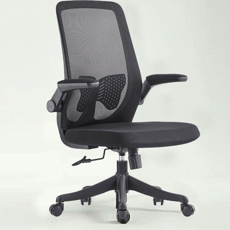 Modern Desk Chair Mesh Verstelbare conferentiestoel Hoge rugstoel met wielen