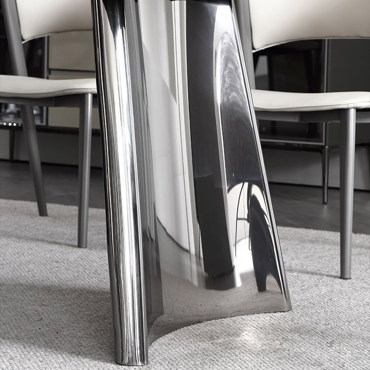 Steen bovenste eettafel set 1/4/5/7 stuks dinette ingesteld voor eetkamer