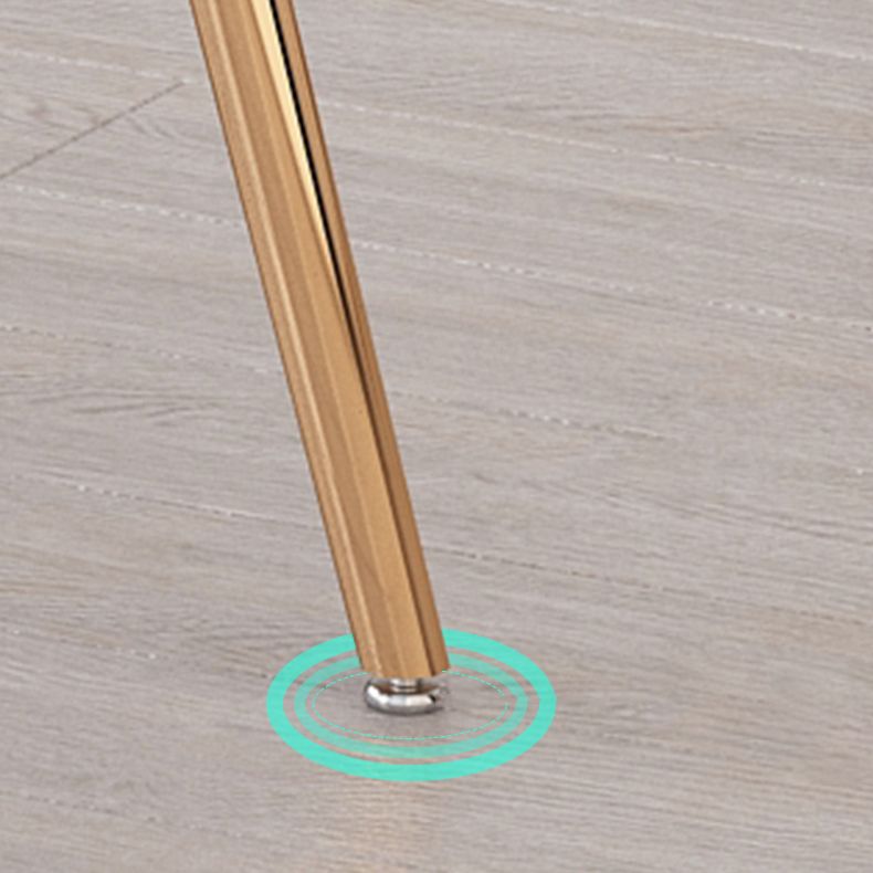 Scandinavian Upholstered Arm Dining Chair Solid Back Dining Single Chair for Home Clearhalo ' kitchen&dining_furn' 'Dining Chairs' 'Dining Tables & Seating' 'dining_chair' 'furn' 'furn_dining_chair' 'Furniture' 'furniture_dining_chair' 'Kitchen & Dining Furniture' 'kitchen' 1200x1200_da563692-2744-4d65-9224-305a7f145818