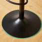 Style moderne tabouret de bar rembourré à réglage rotatif avec des jambes en métal