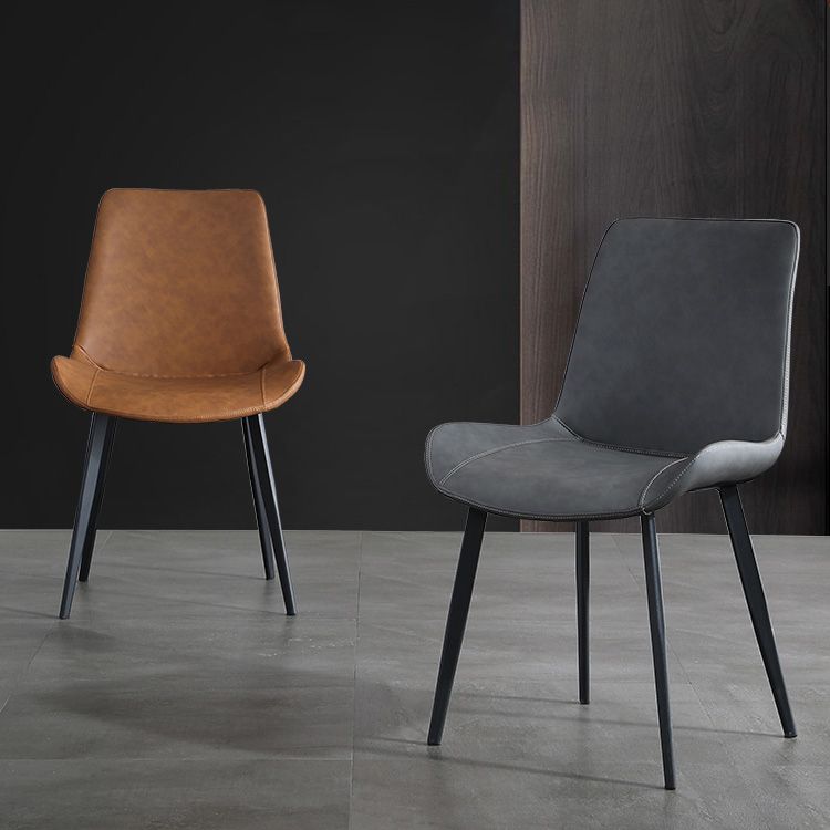 Contemporary High-density Sponge Cushion Chair 20'' Wide Parsons Chair for Home Clearhalo ' kitchen&dining_furn' 'Dining Chairs' 'Dining Tables & Seating' 'dining_chair' 'furn' 'furn_dining_chair' 'Furniture' 'furniture_dining_chair' 'Kitchen & Dining Furniture' 'kitchen' 1200x1200_da5b3503-6e7d-43eb-9611-b06f648273e0