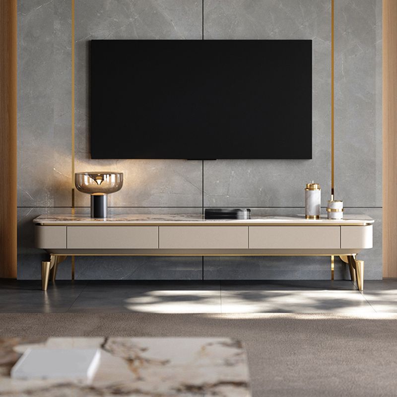 Enclosed Storage TV Media Console Glam Media Console with 3 Drawers Clearhalo 'furn' 'furn_tv_stands_entertainment_centers' 'Furniture' 'Living Room Furniture' 'TV Stands & Entertainment Centers' 'TV Stands & Media Storage Furniture' 'tv_stands_entertainment_centers' 1200x1200_da5c04dc-7dfd-4e58-845f-58ba532a38ce