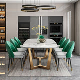 現代の焼結石長方形テーブルセット