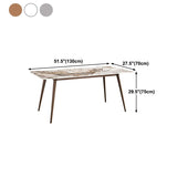 Rectangle Sintered Stone Dining Table Modern Style Dining Room Table Clearhalo 'Dining Tables & Seating' 'Dining Tables' 'dining_table' 'furn' 'furn_dining_table' 'Furniture' 'Kitchen & Dining Furniture' 1200x1200_da614b84-6abe-45c8-88a5-c7e70cc59a6e