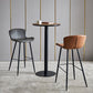 Scandinavian Home Leather Stool Footrest Matte Finish Barstool Clearhalo 'Bar Furniture' 'Bar Stools' 'bar_stools' 'furn' 'furn_bar_stools' 'Furniture' 'furniture_bar_stools' 'Kitchen & Dining Furniture' 1200x1200_da64e5c0-6279-4412-aba5-c24ee33426b2