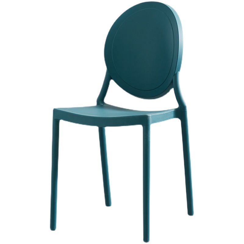 Scandinavian Plastic Armless Dining Chairs Stackable Dining Side Chairs (Set of 4) Clearhalo ' kitchen&dining_furn' 'Dining Chairs' 'Dining Tables & Seating' 'dining_chair' 'furn' 'furn_dining_chair' 'Furniture' 'furniture_dining_chair' 'Kitchen & Dining Furniture' 'kitchen' 1200x1200_da65c300-ea81-4671-a861-179076badac8