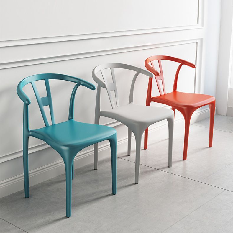Modern Style Plastic Dining Chairs Dining Stackable Side Chair for Kitchen Clearhalo ' kitchen&dining_furn' 'Dining Chairs' 'Dining Tables & Seating' 'dining_chair' 'furn' 'furn_dining_chair' 'Furniture' 'furniture_dining_chair' 'Kitchen & Dining Furniture' 'kitchen' 1200x1200_da65d99a-5808-4972-9c17-708424e876c0